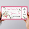 Happy Mother's Day Going Afternoon Tea Personalised Surprise Ticket Gift Voucher