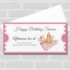 Teapot Pink Vintage Afternoon Tea Gift Personalised Surprise Ticket Gift Voucher