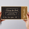 Any Gift Any Occasion Gift Gold Silver Personalised Surprise Ticket Gift Voucher