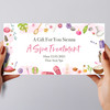 Watercolour Spa Icons Treatment Gift Personalised Surprise Ticket Gift Voucher