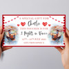 Watercolour Venice Break Red Special Personalised Surprise Ticket Gift Voucher