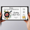 Watercolour Steak Birthday Meal Out Personalised Surprise Ticket Gift Voucher