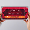 Red Curtain Any Show Event Theatre Personalised Surprise Ticket Gift Voucher