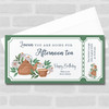 Floral Teapot Going Afternoon Tea Personalised Surprise Ticket Gift Voucher