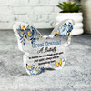 Great Grandad Navy Watercolour Floral Memorial Gift Butterfly Keepsake Plaque