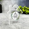 Home Sweet Home Leaf Wreath Gift House Ornament Keepsake Plaque Ornament Present