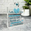 Gift For Father-In-Law Every Piece Matters Blue Puzzle Piece Keepsake Plaque