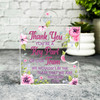 Thank You Are A Key Part Of Our Team Work Employee Gift Puzzle Keepsake Plaque