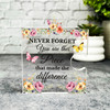 Butterflies You Made The Difference Thank You Gift Puzzle Keepsake Plaque