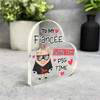 Gift For Fiancee Sunglasses Pig Love You Pig Time Heart Keepsake Plaque