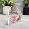 Without You Floral Remembrance Christmas Memorial Gift Heart Keepsake Plaque