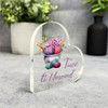 Time To Unwind Knitting Gift Side Heart Keepsake Plaque Ornament Present