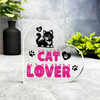 Gift For Cat Lover Cat Side Heart Keepsake Plaque Ornament Present