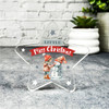 Gift For Girl Little Miss Christmas Snowman And Girl Star Award Keepsake Plaque