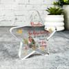 Robin Daughter Be Here Today Christmas Memorial Gift Star Keepsake Plaque