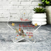 Robin Daughter Be Here Today Christmas Memorial Gift Star Keepsake Plaque