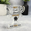Gift For Best Coach Driver No 1 Rosette Trophy Keepsake Plaque Ornament Present