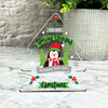 Gift For Stepdad Christmas Penguin Happiness And Peace Xmas Tree Keepsake Plaque