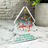 Christmas Lights Secret Santa Team Mates Gift Xmas Tree Keepsake Plaque Decor