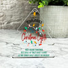 Christmas Lights Secret Santa Team Mates Gift Xmas Tree Keepsake Plaque Decor