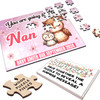 For Nan Pregnancy Announcement Gift Owls Personalised Wooden Jigsaw Puzzle