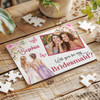 Will You Be My Bridesmaid Butterflies Photo Gift Personalised Wood Jigsaw Puzzle