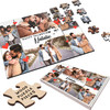 Photo Collage Gift Happy Valentine's Day Custom Personalised Wood Jigsaw Puzzle