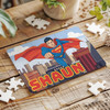 Superman Hero Cartoon Gift For Kids Children Personalised Wooden Jigsaw Puzzle