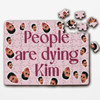 People Are Dying Kim Kardashian Funny Meme Gift Personalised Wood Jigsaw Puzzle
