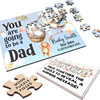 For Dad Baby Pregnancy Announcement Gift Stork Personalised Wooden Jigsaw Puzzle