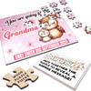 For Grandma Pregnancy Announcement Gift Owls Personalised Wooden Jigsaw Puzzle