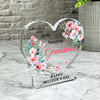 Butterfly Mother's Day Gift For Grandma Keepsake Heart Ornament Plaque