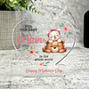 Bears Mother's Day Gift For Mum Keepsake Heart Ornament Plaque