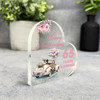 65th Wedding Anniversary Gift Romantic Car Keepsake Side Heart Ornament Plaque