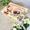 Santa Claus Wooden Personalised Photo Children's Christmas Eve Box
