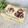 Brother Snowman Wooden Personalised Photo Children's Christmas Hamper Gift Box