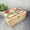 Daughter and Son-In-Law Penguin Wooden Personalised Christmas Hamper Gift Box Daughter and Son-In-Law Penguin Wooden Personalised Christmas Hamper Gift Box
