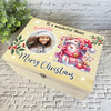 Sister Pink Wooden Personalised Photo Children's Christmas Hamper Gift Box