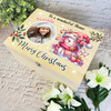 Sister Pink Wooden Personalised Photo Children's Christmas Hamper Gift Box