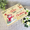 Snowmen Wooden Personalised Christmas Hamper Gift Box For Sister