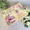 To Gran Pink Santa Wooden Personalised Christmas Hamper Gift Box