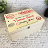 North Pole Office Wooden Personalised Christmas Hamper Gift Box