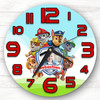Paw Patrol Photo Personalised Gift For Kid's Bedroom Clock