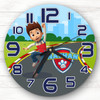 Paw Patrol Rayder Personalised Gift For Kid's Bedroom Clock