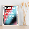Blink-182 - Concert Setlist Gig Poster Print Canvas Green Red - The OVO Hydro Glasgow Scotland - Aug 30th 2024