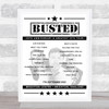 Busted - Concert Setlist Poster Print Canvas - Brighton Centre, Brighton, England - September 7th 2023