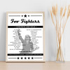 Foo Fighters - Concert Setlist Poster Print Canvas - Apollo Projects Stadium, Christchurch, New Zealand - January 24th 2024