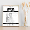 Harry Styles - Concert Setlist Poster Print Canvas - WiZink Center, Madrid, Spain - July 29th 2022