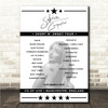 Sabrina Carpenter - Concert Setlist Poster Print Canvas - Co-op Live, Manchester, England - March 14th 2025