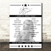 Sabrina Carpenter - Concert Setlist Poster Print Canvas - The O2 Arena, London, England - March 8th 2025